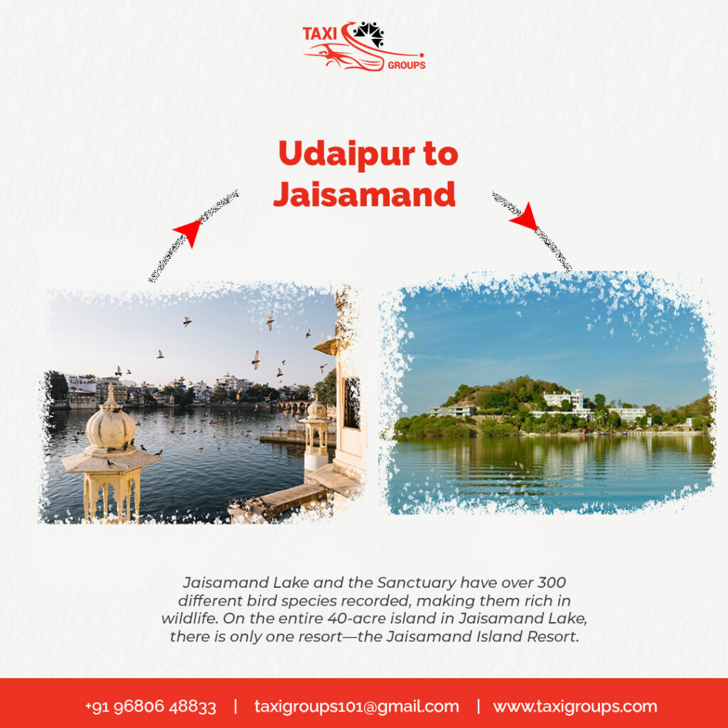 Udaipur to jaisamand | taxigroups