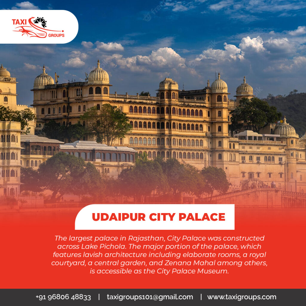 Udaipur city palace | taxigroups | udaipur